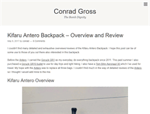 Tablet Screenshot of conradgross.com